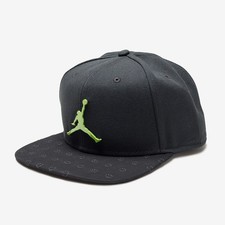 Nike Air Jordan XIII 13 Retro Snapback Hat Cap Black/Green AA7205 011 - NWT