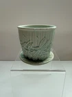 McCoy Pottery Aqua Dragonfly Flower Pot