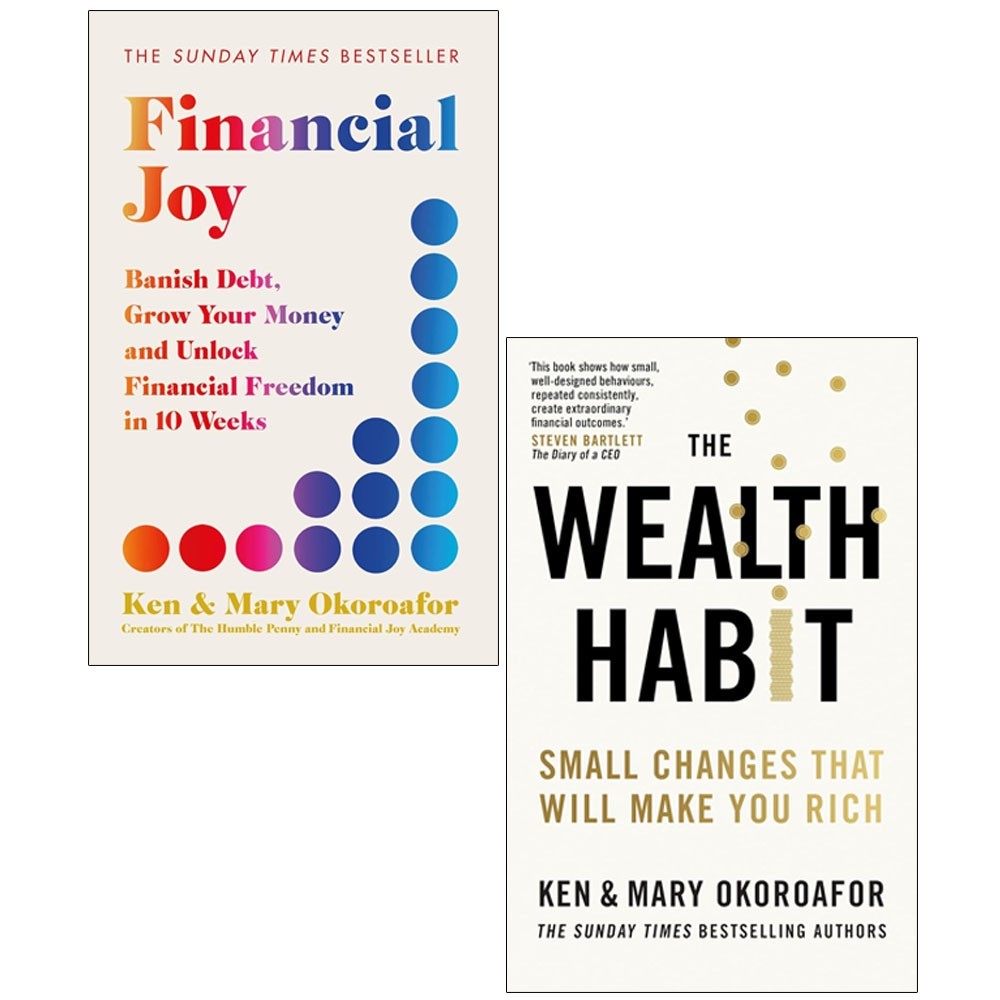 Financial Joy,The Wealth Habit 2 Books Collection Set by  Ken,Mary Okoroafor