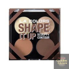 L.A. COLORS Show It Off & Shape It Up Palette, Shape It Up Sculpt&Contour CFP638