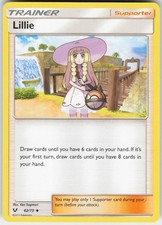 Lillie 62/73 Uncommon Shining Legends Pokemon Near Mint