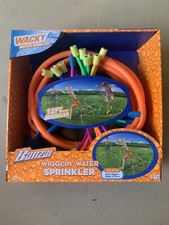 Banzai Wigglin Water Sprinkler 12 Ft Summer Outdoor Backyard Kids Fun New