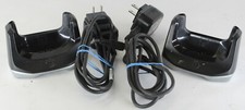 Lot of 2 Motorola Symbol CRDMC40XX-1 Black Single Slot Charging Cradle for MC40