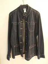 Nwt Denim Blue Classic Elements Jean Jacket Size L Womens Size Lg