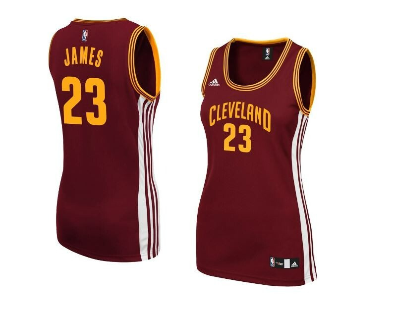 CLEVELAND JAMES 23 レッドジャージ、レブロン Cleveland Cavaliers Lebron James Nike Stitched #23 Red Youth