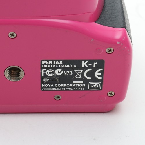 【Exc+5】PENTAX K-r 12.4MP Pink w/ 18-55mm f/3.5-5.6 AL Lens from Japan - Picture 7 of 22