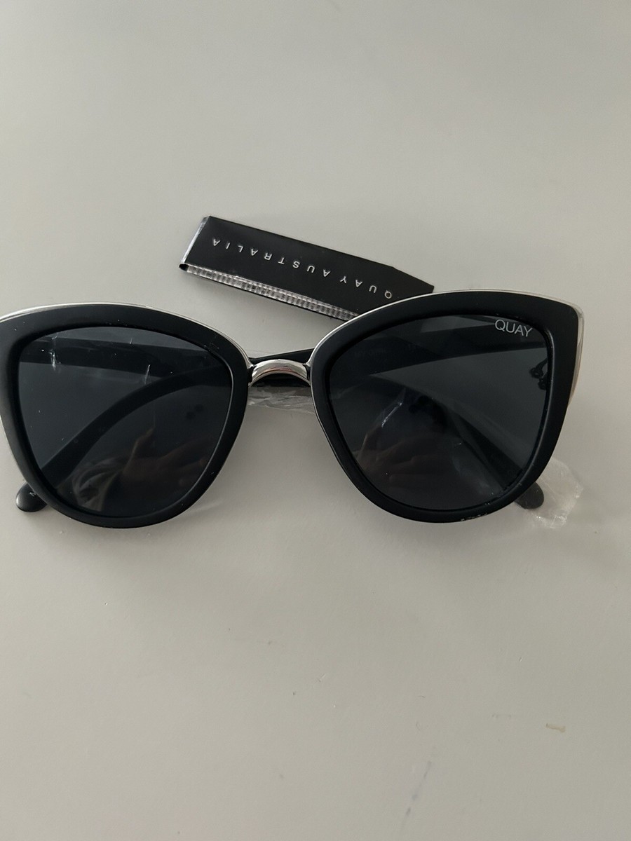 Quay Australia my girl Black Cat-Eye Sunglasses with Dark Lenses Amazon.com: Quay Australia Women main image 2