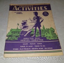 Children's Activities Magazine April 1949 For Home and School