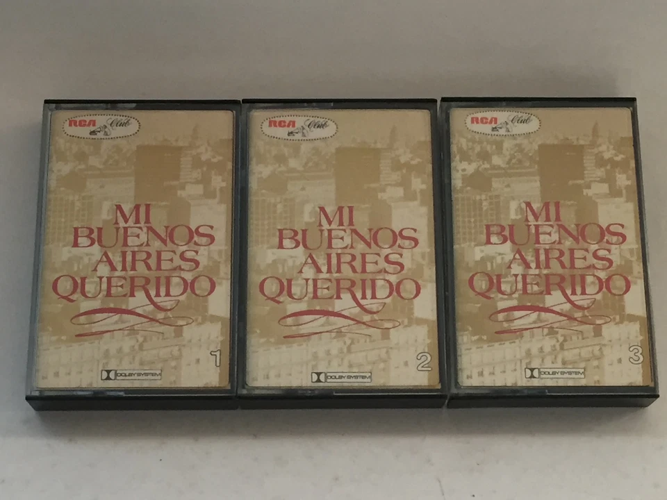 Mi Buenos Aires Querido - Tango Compilation - Set Of 3 Cassettes - Excellent! Foto 2 de 4