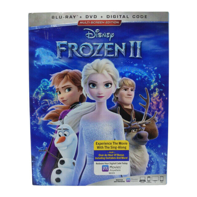 geweld Bij naam Kan niet lezen of schrijven Disney Frozen II (Blu-ray Disc + Digital Copy + HD, 2019) for sale online |  eBay