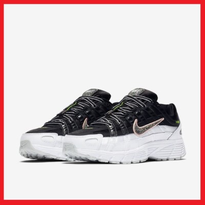 Scarpe Da Ginnastica Donna Nike P-6000 SE Sneakers Nero Bianco Rosa Ragazza  40,5 | eBay
