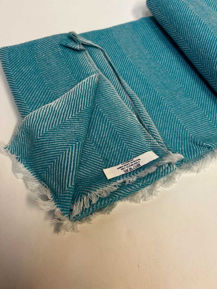 100% Cashmere Pashmina High Quality Blanket,Made in Nepal SALE 54"X94" - Image 2 of 4