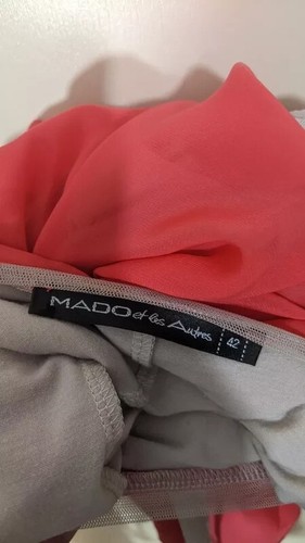 Mado et les Autres Taille 42 Tunique ou  robe courte doublée manches courtes ros - Photo 4/4