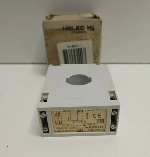 NEW OLD STOCK! HOLEC HF3A 50/5A CURRENT TRANSFORMER 741B0011