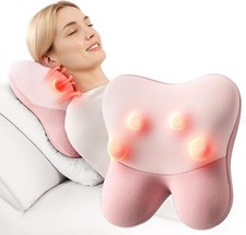 Shiatsu Shoulder Neck Massage Pillow Heated Corded Back Massager Deep Tissue