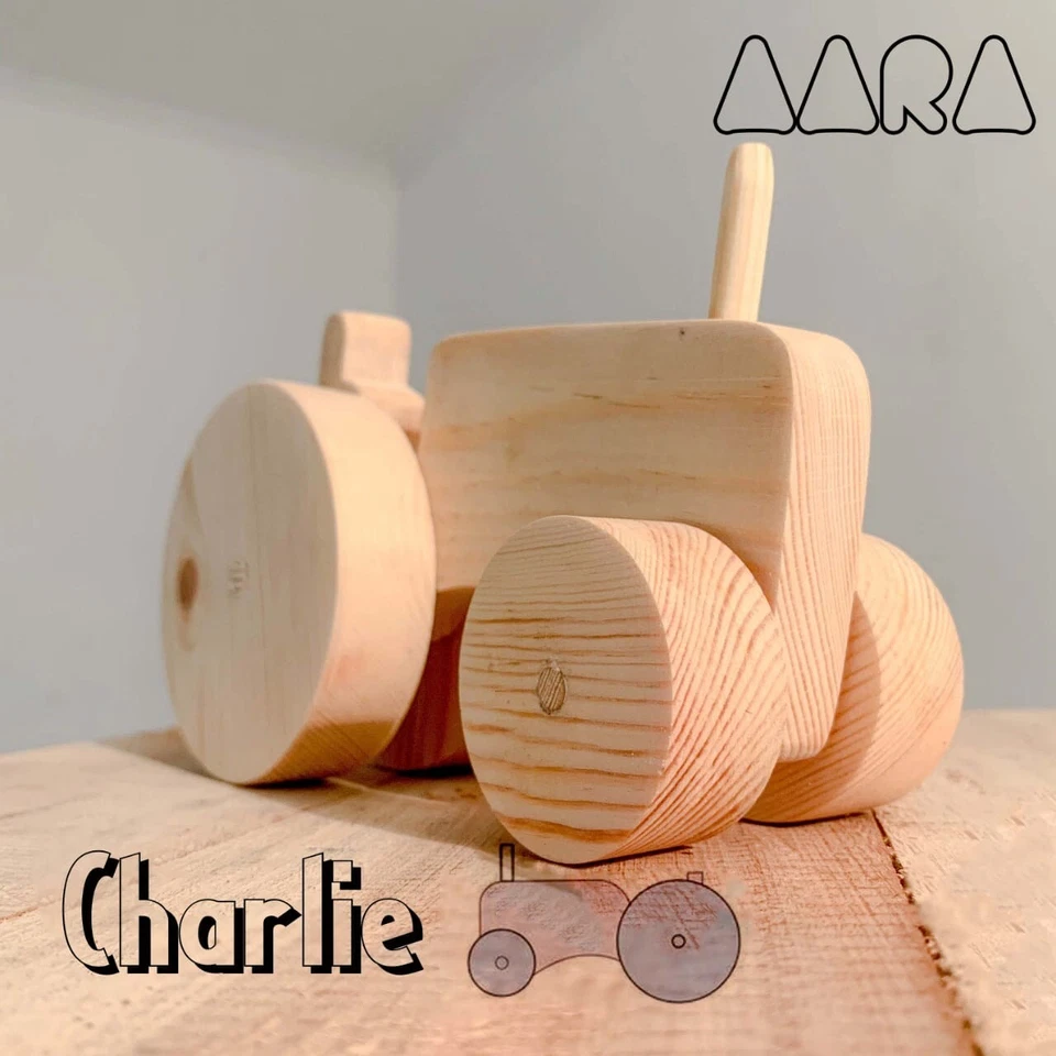 Juguete de madera hecho a mano coche de regalo para bebé y niño pequeño juguete hecho a mano coche de juguete para bebé Foto 4 de 4