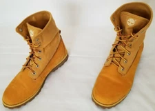 Girls Size 7 Brown Timberland Leather Boots A13ST 3898 preowned