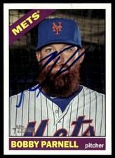 2015 Topps Heritage Bobby Parnell New York Mets #580 Signed