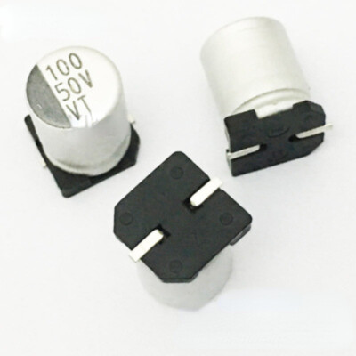 100PCS NEW Chip aluminum electrolytic capacitor 50V100UF 8*10.5