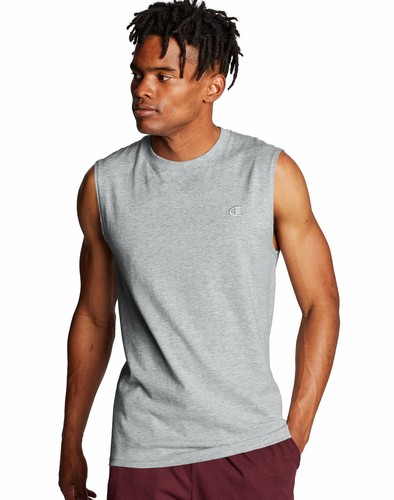 mens white muscle tee
