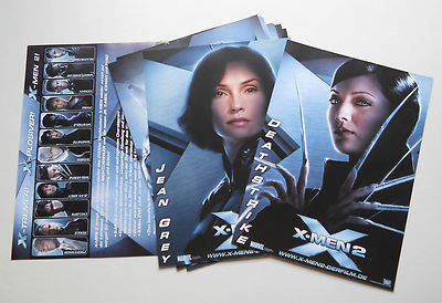X-Men 2 Aushangfotos Lobby cards X 2 Komplett Set 12 Stück DIN A4 Poster Foto 