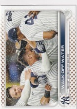 2022 TOPPS GOLD STARS WALK OFF WATER NEW YORK YANKEES PARALLELS GE-55