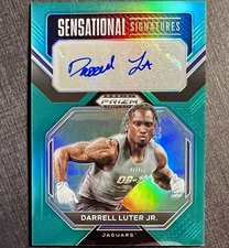 Darrrell Luter (RC AUTO) 2023 Prizm Draft Sensational Signatures Green 🏈 49ers