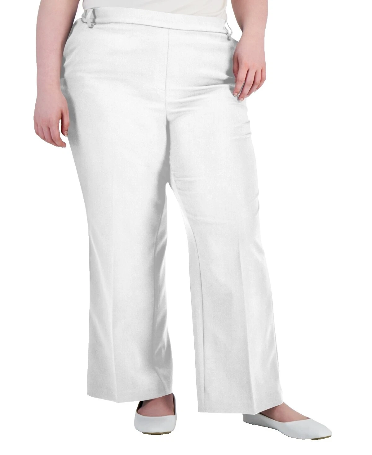 Pantalones de poliéster blanco Alfani para Mujeres