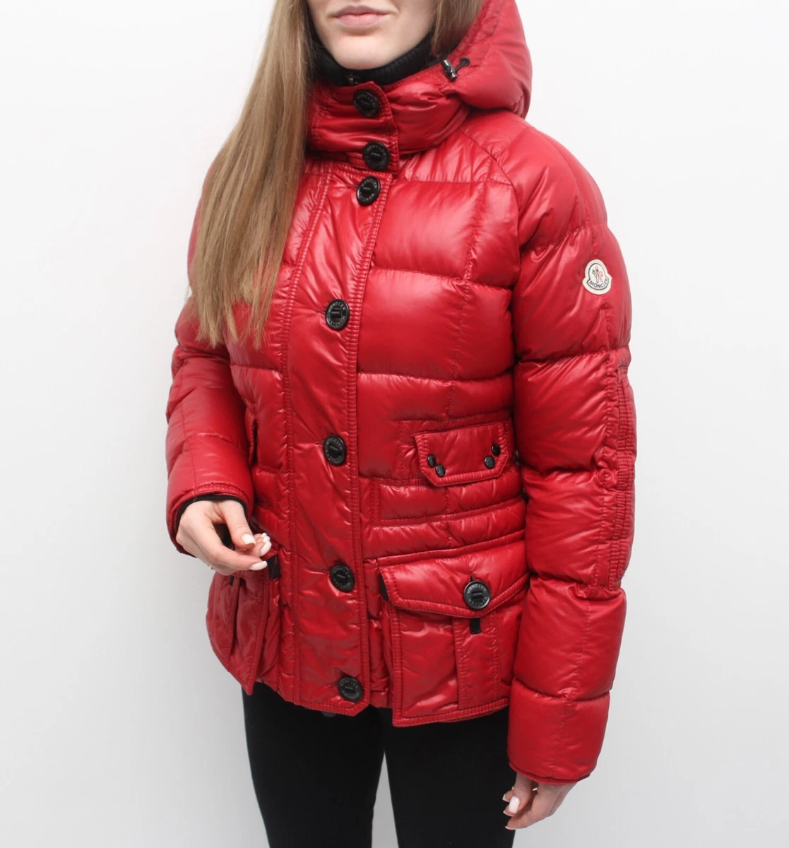 Womens moncler shop jacket fur hood
