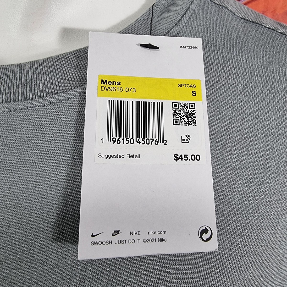 Nike Sportswear Interstellar Magic Shirt Grey Size Small Nike Sportswear Interstellar Magic Shirt Grey Size Small