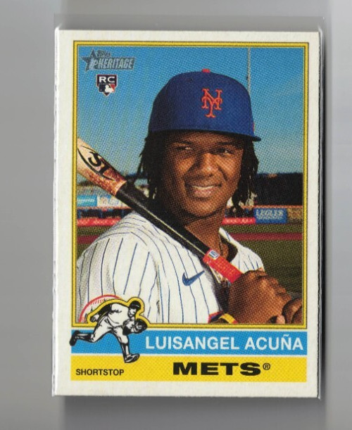 2025 Topps Heritage #274 Luisangel Acuna RC