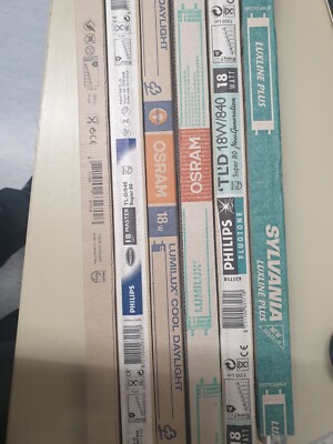 5xOsram/philips/Silvania Leuchtstofflampe L 18 Watt 840 neutralweiß Neonröhre