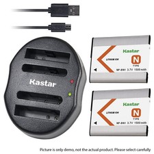DUAL Charger Combo For Sony NP-BN1 DSC-W320 W330 W350 W360 W380 W390 W510 W515PS