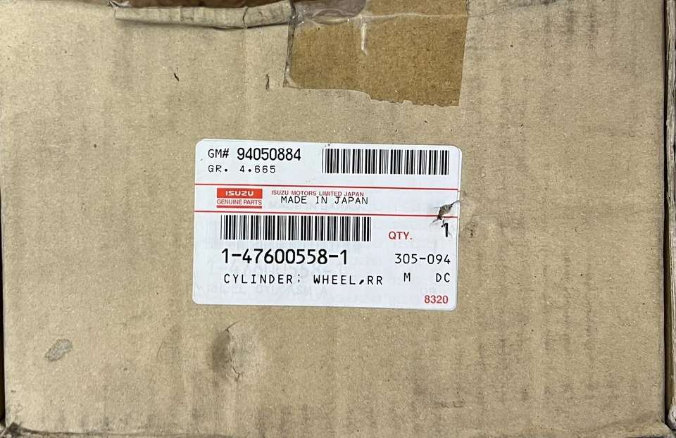 Cilindro rueda freno trasero ISUZU 1-47600558-1, 94050884 Foto 3 de 4