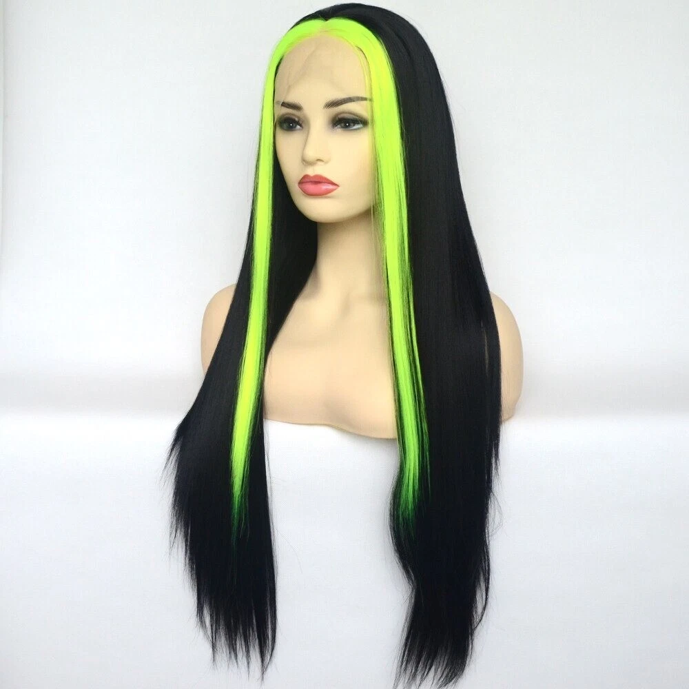 Long top neon wigs
