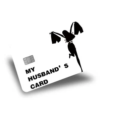 Money Meme Credit Card Skin/Credit Card Sticker- Husbands Card Skin/Sticker