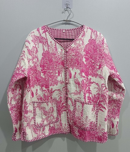 Cotton Quilted Jacket, Lightweight & Warm Layering Piece for Every Season Gift - Picture 4 of 8
