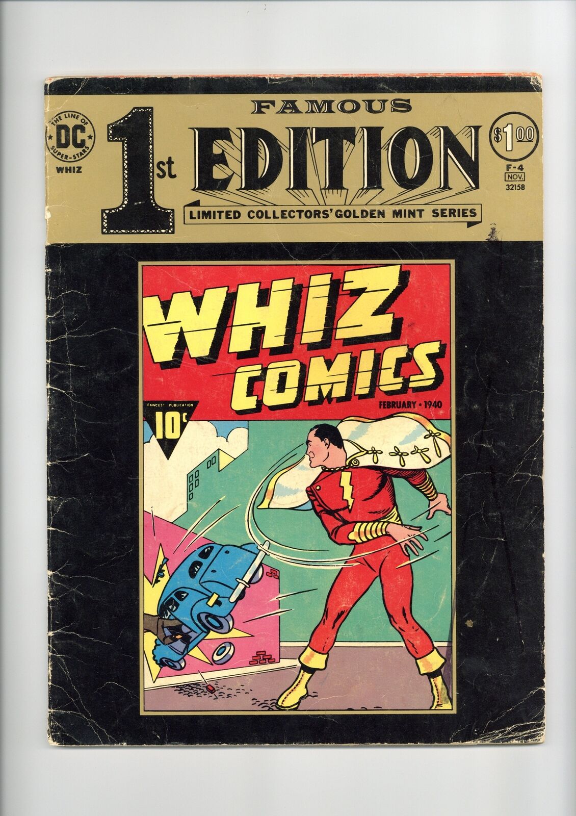 Famous First Edition Whiz Comics F-4S Softcover Variant GD/VG 3.0 1974 Low Grade
