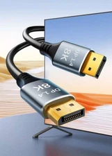 DisplayPort 8K HD Cable 1.4 8K@60Hz 4K@240Hz 32.4Gbps DP to DP Cable 3M 9.84FT