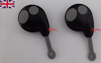 2 X Replacement 2 Button Remote Key Fob Case For Cobra Alarm 7777
