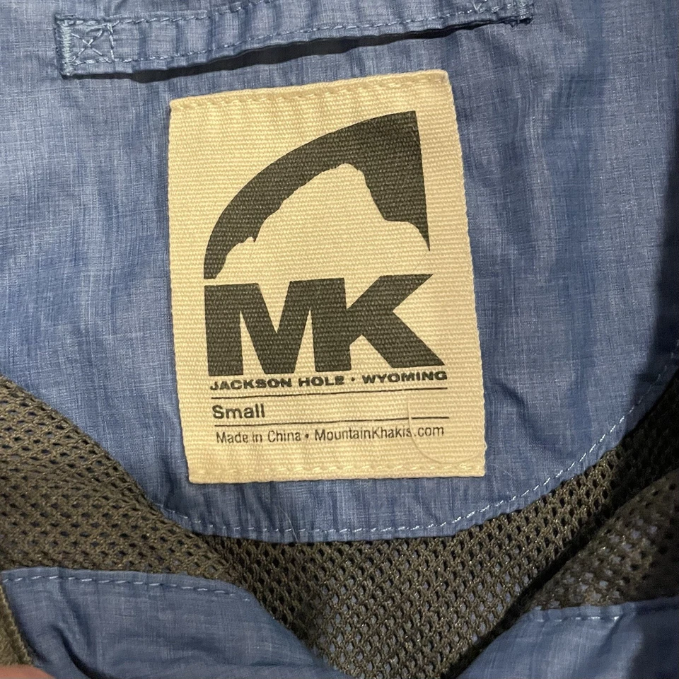 Mountain Khakis Nylon Mesh Lined Shacket Shirt Mens S Snap Button Up Hiking - Image 4 of 4
