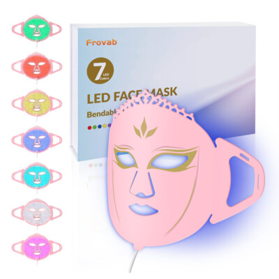 Red Light Mask Face Light Therapy Mask Electric Face Mask Wrinkles Anti Acne