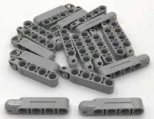 Lego 20 New Light Bluish Gray Technic Steering Arm 5 x 1 Studs with Tow Ball