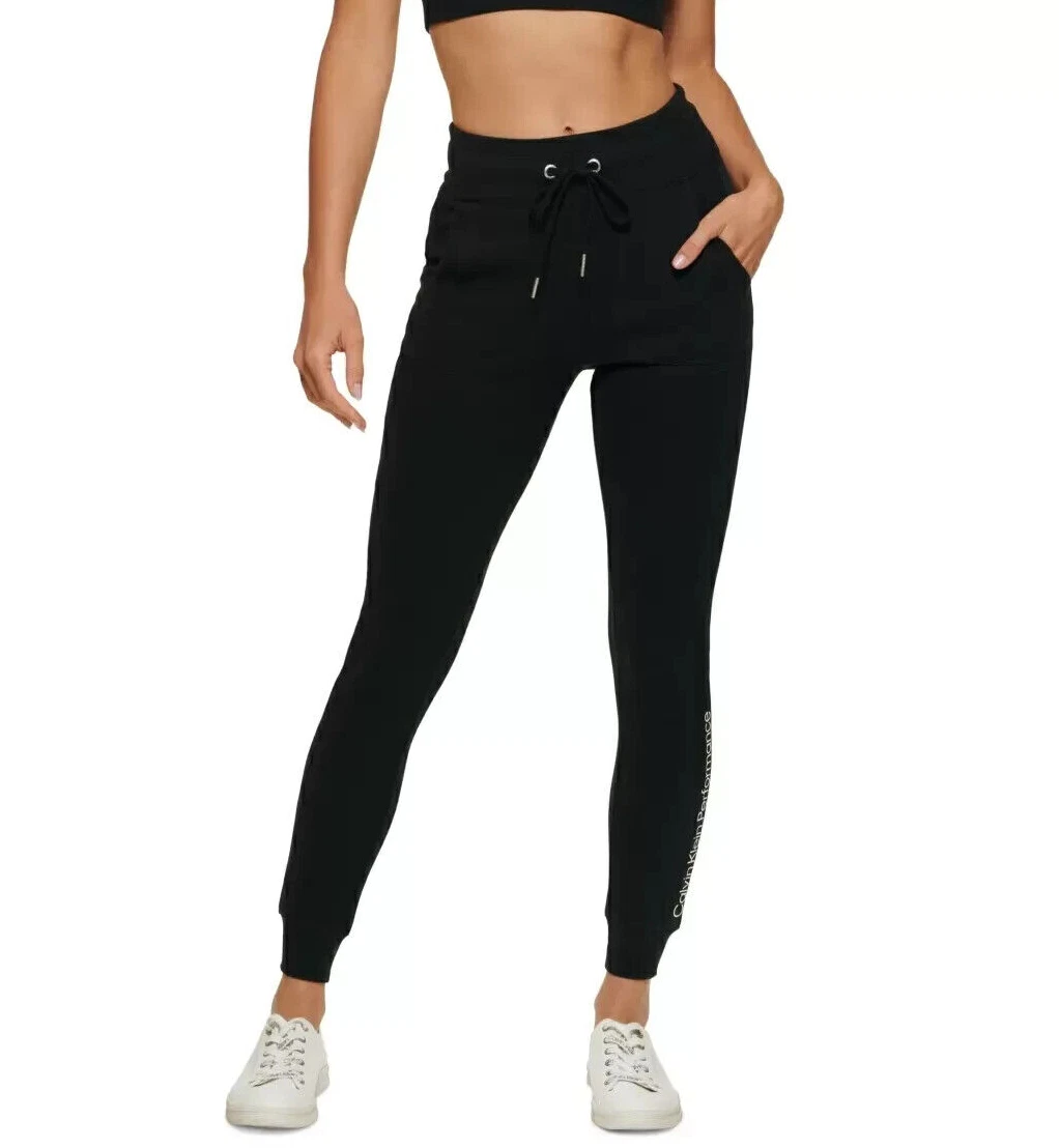 Calvin Klein Women's Thermal High-Waisted Leggings Black Size XS MSRP $60