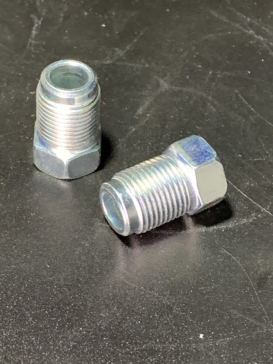 14 mm X 1.5 Bubble Flare Tube Nut Fitting 1/4