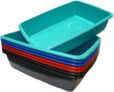 Cat Kitten Puppy Dog Pet Toilet Potty Litter Plastic Open Training Tray UK Made