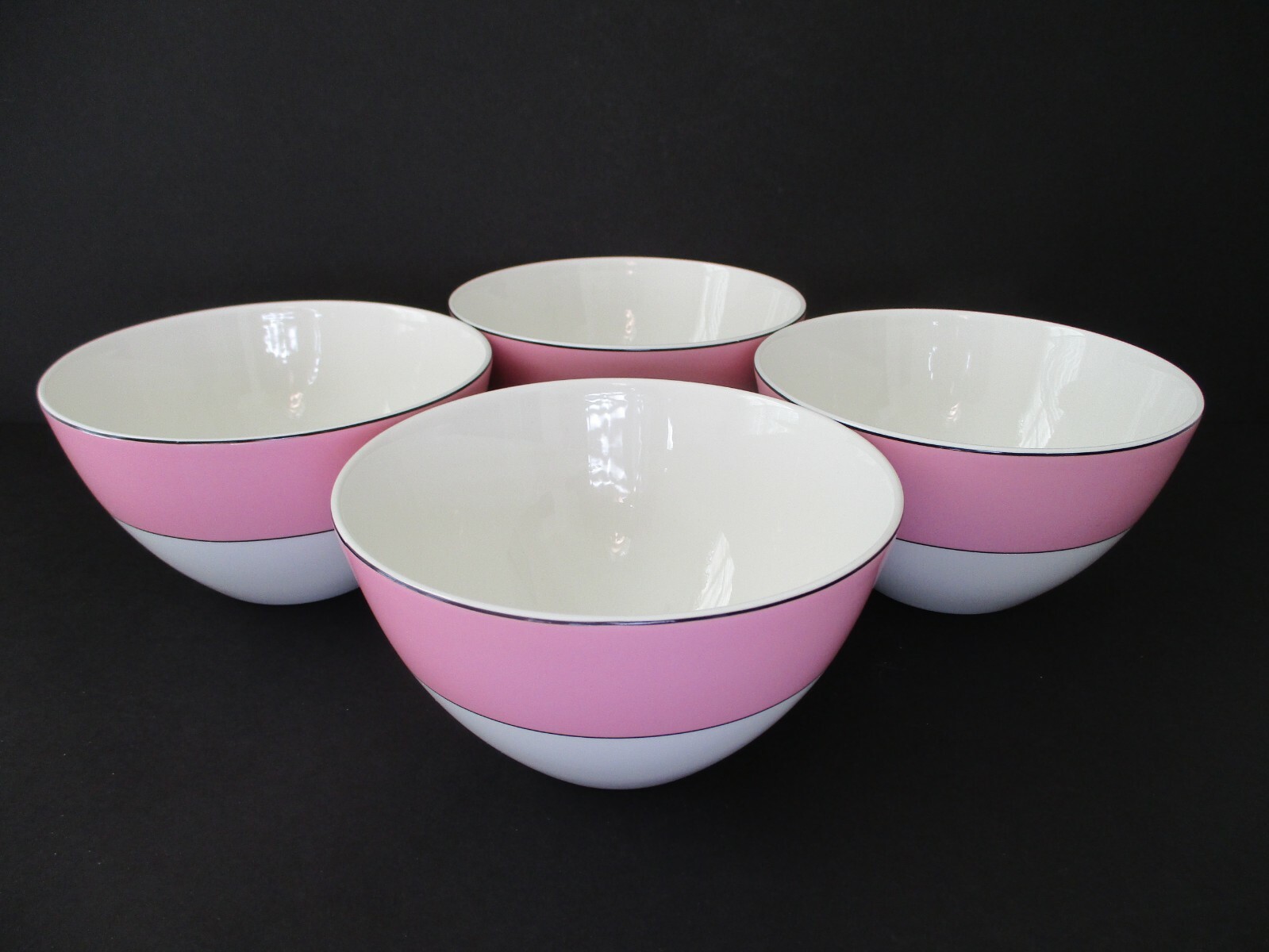 Kate Spade Rutherford Circle Blush Pink Bowls Set of 4 New eBay