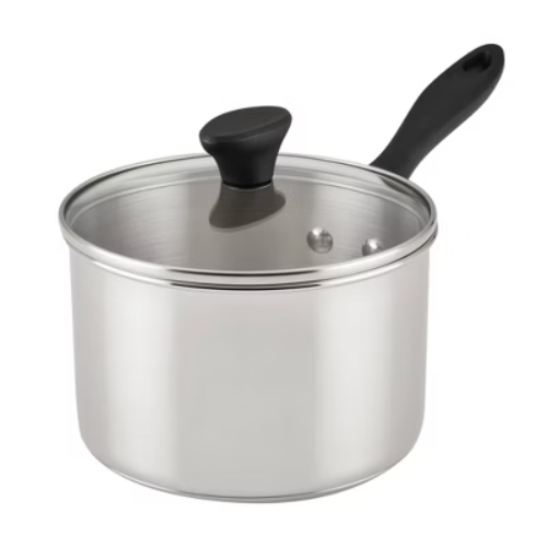 Farberware 3qt Stainless Steel Sauce Pan with Induction Safe Base