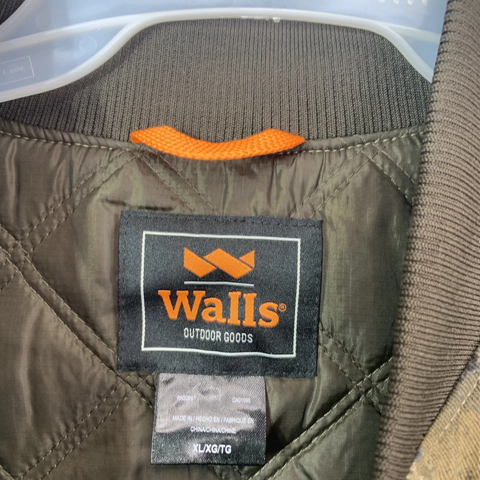 Walls Mossy Oak Hunting Camo Camouflage Scentrex Insulated Quilted Vest Large L - Image 3 of 4