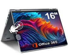 Jumper 16-inch laptop, 4GB RAM, 256GB ROM, Fingerprint reader, WiFi, Office 365
